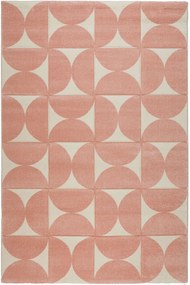 Χαλί City 64209 255 Pink-Ecru Βιοκαρπέτ 160X230cm