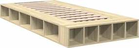vidaXL Πλαίσιο Κρεβατιού Sonoma Δρυς 90x200 εκ. Επεξεργασμένο Ξύλο