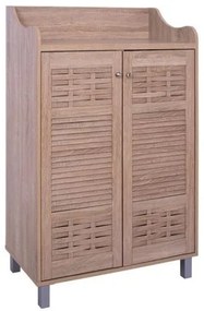ΠΑΠΟΥΤΣΟΘΗΚΗ-ΝΤΟΥΛΑΠΙ KAILENA ΞΥΛΙΝΗ HM2230.02 SONAMA 77X40,5X122εκ.