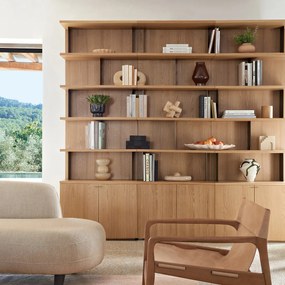 Βιβλιοθήκη με επένδυση δρυός, TETRY