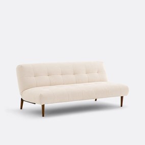 Καναπές-κρεβάτι clic-clac, με λεπτή επένδυση chenille, ORO