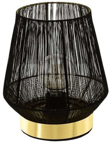 Φωτιστικό Επιτραπέζιο Escandidos 99808 22x26cm 1xE27 40W Black-Gold Eglo