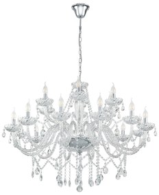 Φωτιστικό Οροφής Basilano 1 39103 Clear Eglo Metal, Glass