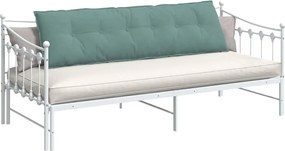 vidaXL Μαξιλάρι Πλάτης Θαλασσί 180 x 50 εκ. Υφασμάτινο Κορντουρά