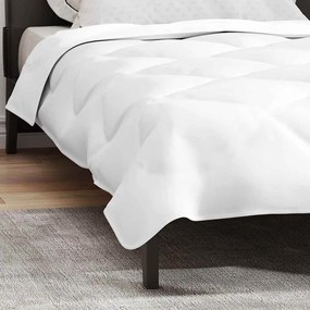 vidaXL Κουβέρτες & Κουβέρτες Λευκό 135 x 200 εκ. Μικροΐνες