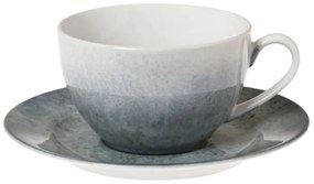 Φλυτζάνι Τσαγιού Με Πιατάκι Uranus 25.095.16 230ml Blue-White Cryspo Trio Porcelain