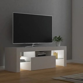 Έπιπλο Τηλεόρασης με LED Λευκό 120 x 35 x 40 εκ. - Λευκό