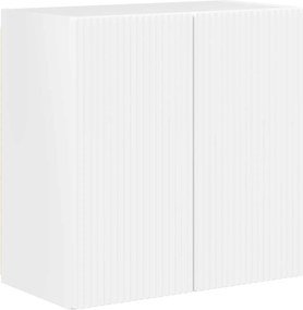 vidaXL Επιτοίχιο 6 pcs Υψηλής γυαλάδας λευκό