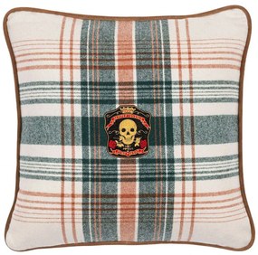 Μαξιλάρι Διακοσμητικό (Με Γέμιση) Monterey Plaid LC40152 50x50cm Multi-White MindTheGap 50X50 50x50cm Fabric
