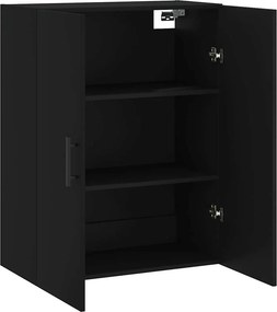vidaXL Ντουλάπι Τοίχου Μαύρο 69,5 x 34 x 90 εκ.
