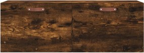 vidaXL Ντουλάπι Τοίχου Καπνιστή δρυς 100x36,5x35εκ. Επεξεργασμένο Ξύλο