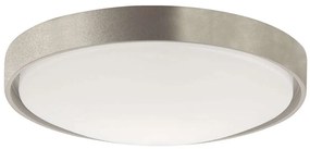 Φωτιστικό Οροφής - Πλαφονιέρα Yara 4199701 Φ400 Led White-Silver Viokef Metal, Glass