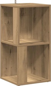 vidaXL Γωνιακά ράφια 33 x 33 x 67 cm Engineered wood Artisan Δρυς