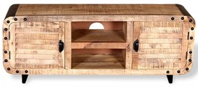 vidaXL Έπιπλο Τηλεόρασης 120 x 30 x 50 εκ. από Ακατέργαστο Ξύλο Μάνγκο