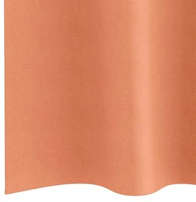 vidaXL Κουρτίνες με κουρτίνες 2 pcs Τερακότα 140x140cm Πολυεστέρας