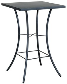 Τραπέζι Μπαρ Μεταλλικό Τετ/νο 186781 70x70cm Dark Grey