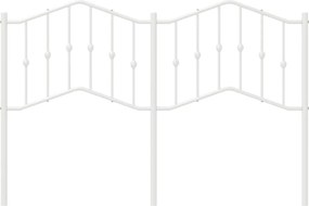 vidaXL Ανταλλακτικό κεφαλάρι Λευκό 140 εκ. Μεταλλικό