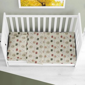 Πάπλωμα Κούνιας (120x160) Dimcol Big Cats 27 Light Olive