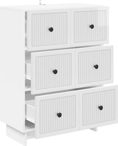 vidaXL Ντουλάπι με Συρτάρια 66 x 34,5 x 90 εκ Επεξεργασμένο Ξύλο
