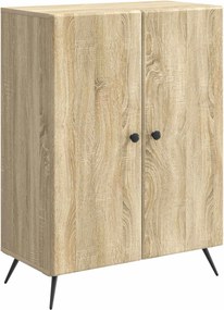 vidaXL Πλαϊνό γραφείο Sonoma Δρυς 66 x 34,5 x 90 εκ Επεξεργασμένο Ξύλο