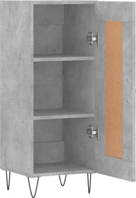 vidaXL Ντουλάπι Γκρι Σκυροδέματος 34,5x34x90 εκ. Επεξεργασμένο Ξύλο