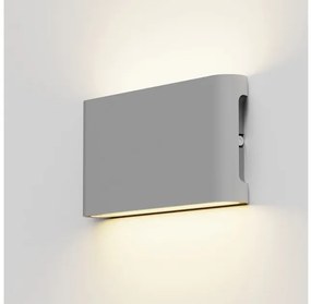 Απλίκα Φωτιστικό Τοίχου LED 10W IP44 3CCT Διπλής Δέσμης Niskey It Lighting-80204130-Γκρι 80204130