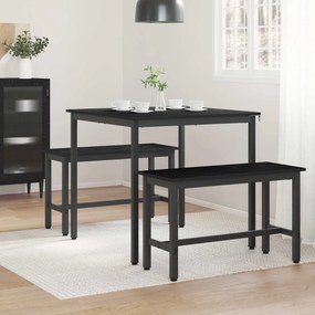 vidaXL Τραπεζαρίες 80 x 80 x 75 cm ΜΕΤΑΛΛΟ