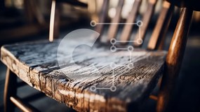 Intra Συλλεκτικό Ξύλινο Παζλ Plywood  4mm - Ξύλινη κουνιστή πολυθρόνα σε ξύλινο πάτωμα Σε Ξύλινο Κουτί - Διαστάσεις Puzzle: 10x10 cm – 25 κομμάτια
