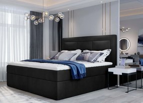 Επενδυμένο κρεβάτι Benson-Mauro-140 x 200