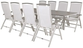 Σετ Τραπέζι και καρέκλες Dallas 2415, Polyξύλο, Μέταλλο, Ύφασμα | Epipla1.gr
