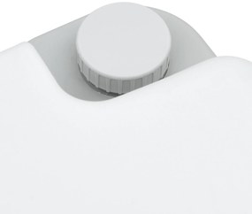 vidaXL Φορητή Τουαλέτα Γκρι & Λευκό Πλαστικό 10 L