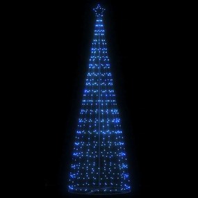 vidaXL Χριστουγεννιάτικο δέντρο LED 550 LED μπλε 300 εκ.