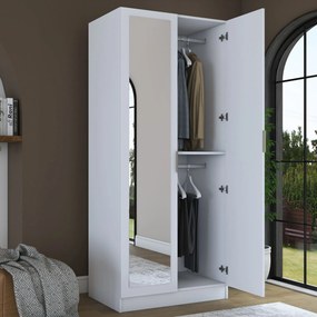 Ντουλάπα Λευκό BROEVIS 90x57.5x210