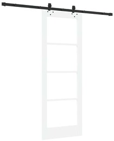 vidaXL Συρόμενη Πόρτα ORKDAL Λευκό 73.5 x 198.5 εκ. Ξύλο και μέταλλο