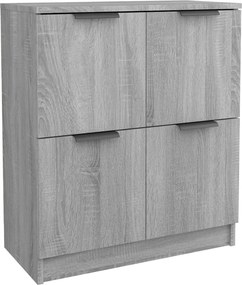 vidaXL Ντουλάπι Γκρι Sonoma 60 x 30 x 70 εκ. από Επεξεργασμένο Ξύλο