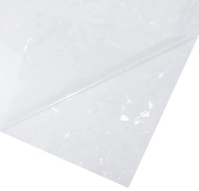 vidaXL Μεμβράνη Παραθύρου Αμμοβολή 3D Ουράνιο Τόξο 60x1000εκ. από PVC