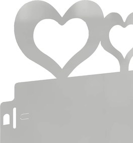 vidaXL Περιγράμματα γκαζόν 20 pcs Ασημί 103 x 0,05 x 22 εκ