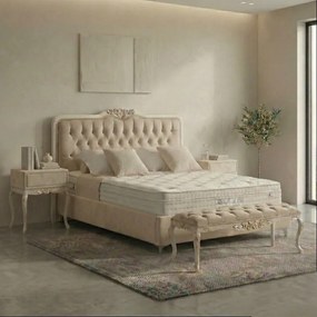 Κρεβάτι Elizabeth Glory με Αποθηκευτικό Χώρο - 200x200cm
