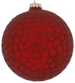 Χριστουγεννιάτικη Μπάλα 013.777952 10cm Red