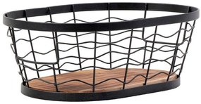 Φρουτιέρα Μεταλλική TAK109 30x21x11cm Black Espiel Metal