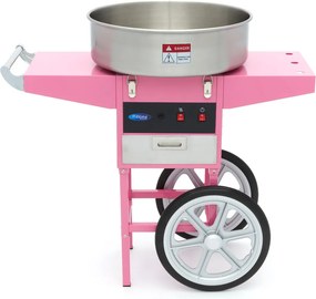 Candy Floss Machine – Ø 52cm – Pink – with Cart