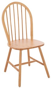 Καρέκλα ZAYLEE Rubberwood σε Φυσικό χρώμα  48x45x93Yεκ. 48x45x93 εκ.
