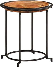 vidaXL Σετ τραπεζιών 2 τεμαχίων από μασίφ ξύλο ακακίας