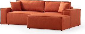 Corner Sofa-Bed Pırlo Corner Right - Orange Orange
