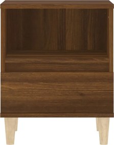 vidaXL Κομοδίνα 2 τεμ. Καφέ Δρυς 40 x 35 x 50 εκ.