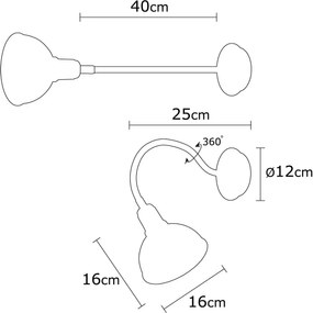 Wall Lamp Kumluca - N-525 Vintage