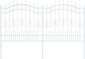 vidaXL Φράχτης Κήπου Kampen Λευκό 240 x 166 εκ