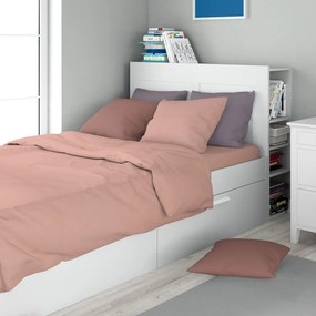 Σεντόνι Μονό Επίπεδο + Μαξιλαροθήκη (Σετ) Dimcol Solid Σάπιο Μήλο