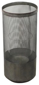 Κηροπήγιο Ρεσώ 012.862416046 Φ15x35,5cm Dark Grey Μέταλλο