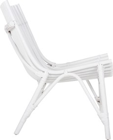 ΚΑΡΕΚΛΑ ΕΞΩΤ.ΧΩΡΟΥ CELLION HM9812.03 ΡΑΒΔΟΙ RATTAN ΣΕ ΛΕΥΚΟ ΧΡΩΜΑ 76x72x83Υεκ.
